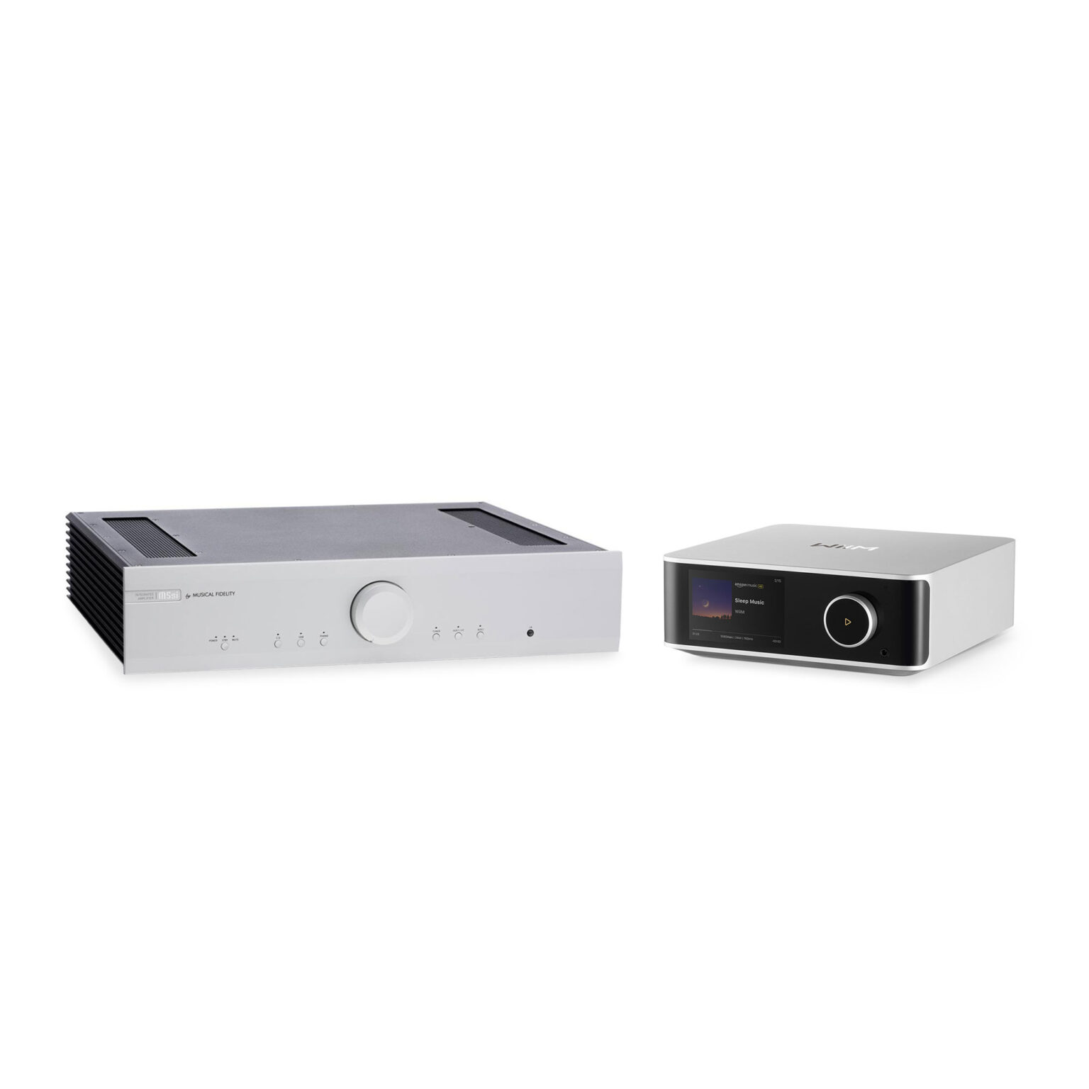 Musical Fidelity M5si Amp + WiiM Ultra Bundle Silver